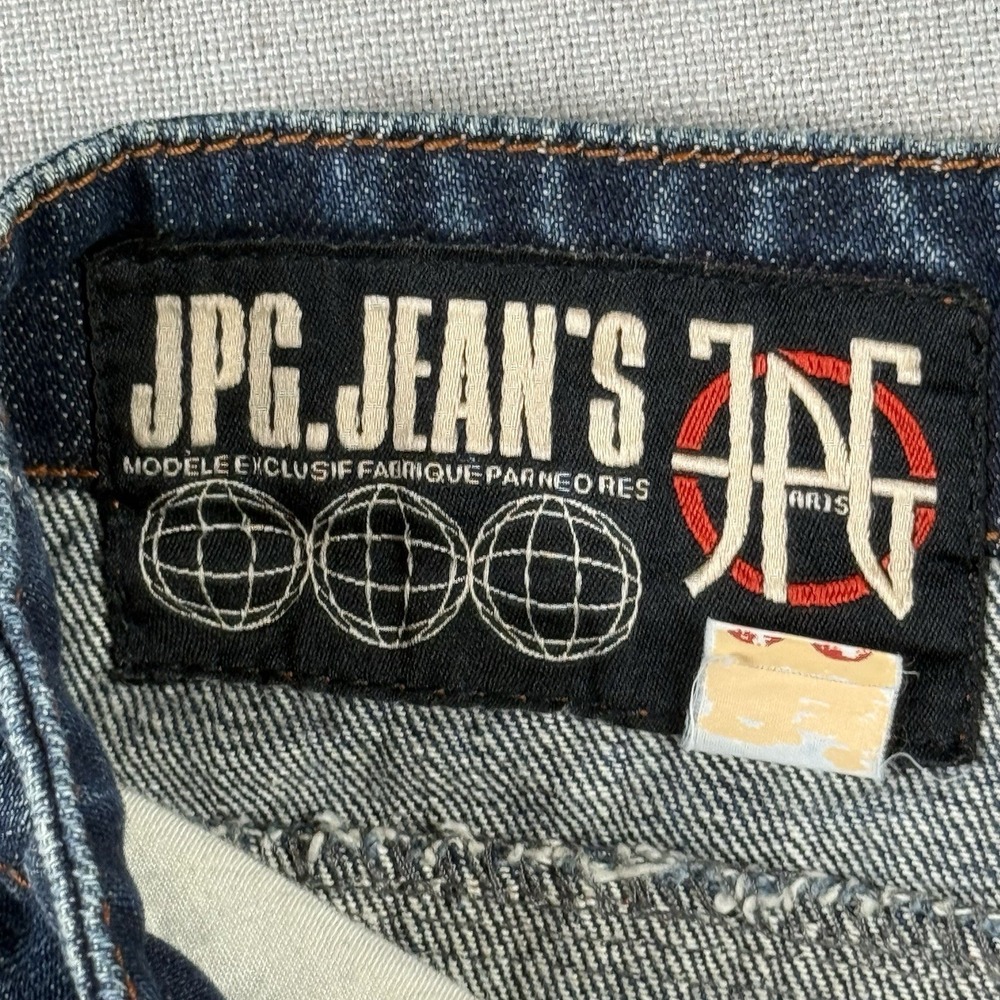 JPG Jean's Jean Paul Gaultier Womens 30" Corset Lace Up Flare Jeans Y2K Vintage - Picture 4 of 12